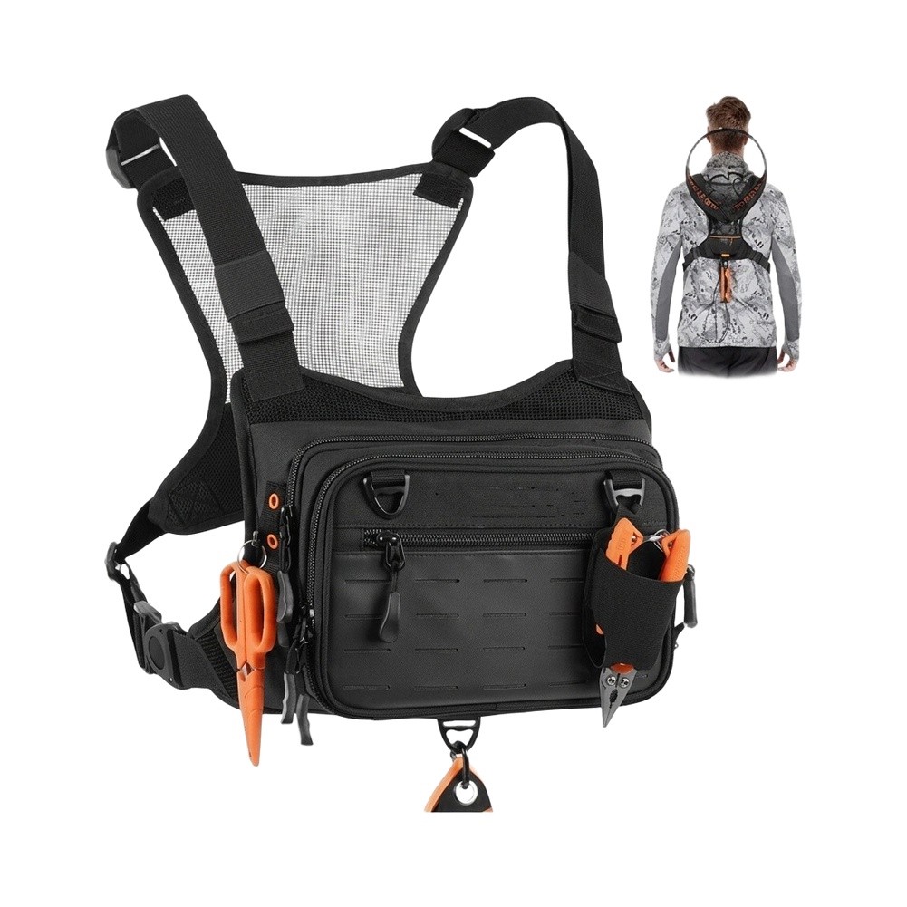 Fishing Backpack - Fly Fishing Chest Pack Backpack Vest