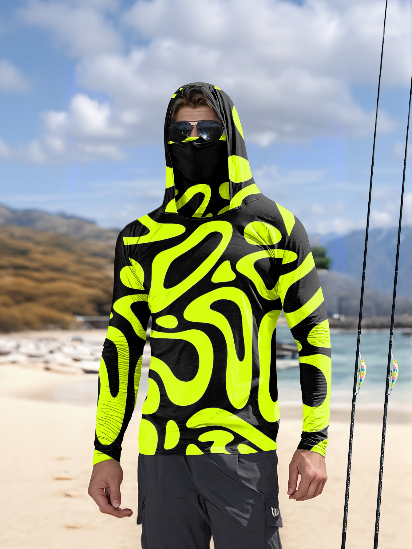 Fishing Hoodie - 2026 Summer New Style Men's Long-Sleeved