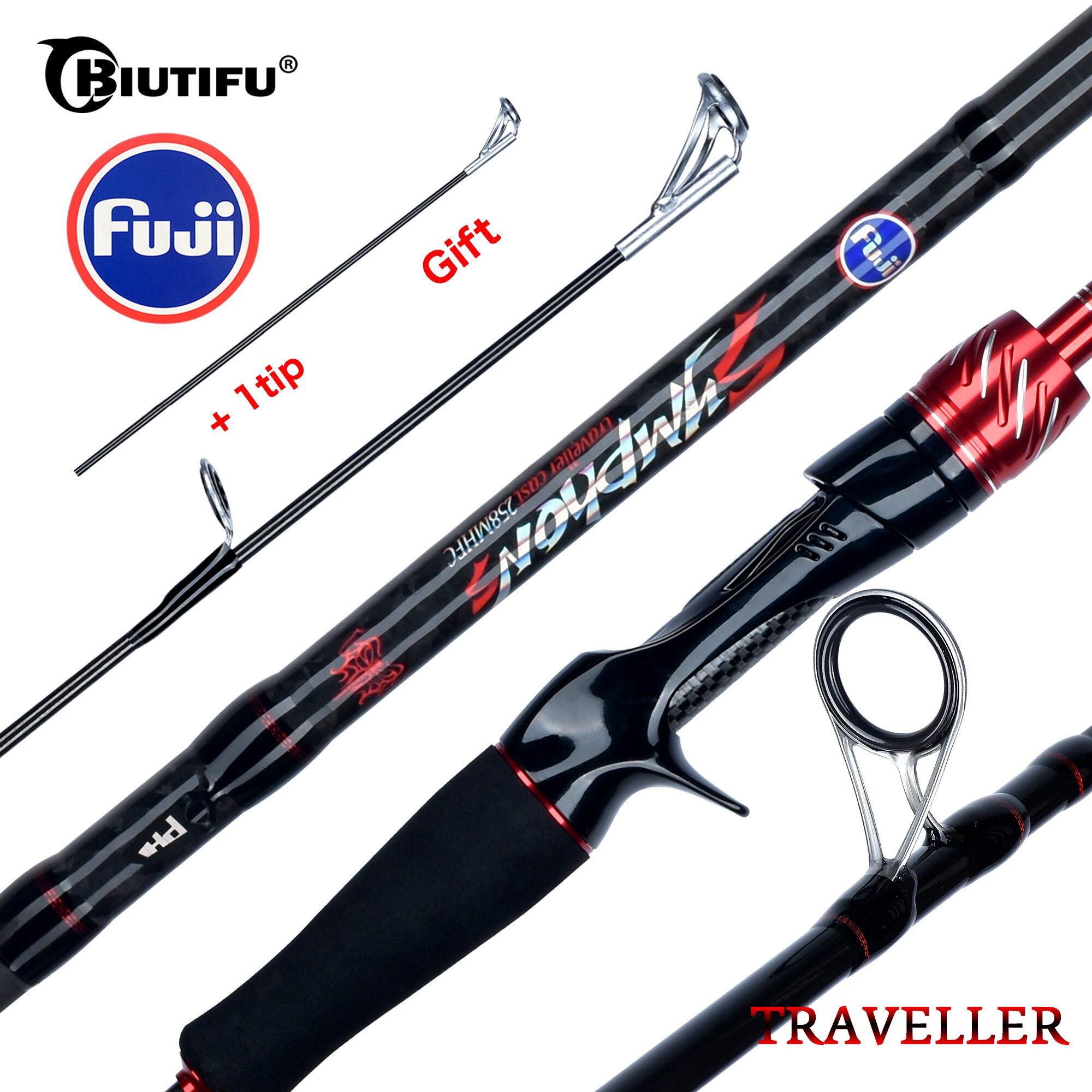 BIUTIFU Traveller Spinning Cas - Kastking Reel Zephyr recension och pris