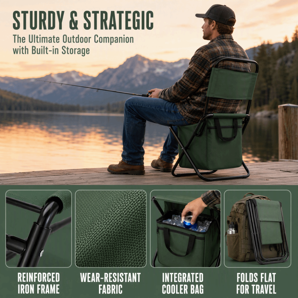 600D Oxford Fabric Foldable Ca - Fishing Backpack recension och pris