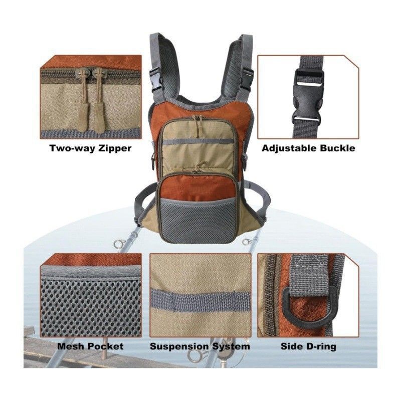 Outdoor Multi-functional Water - Fishing Vest recension och pris