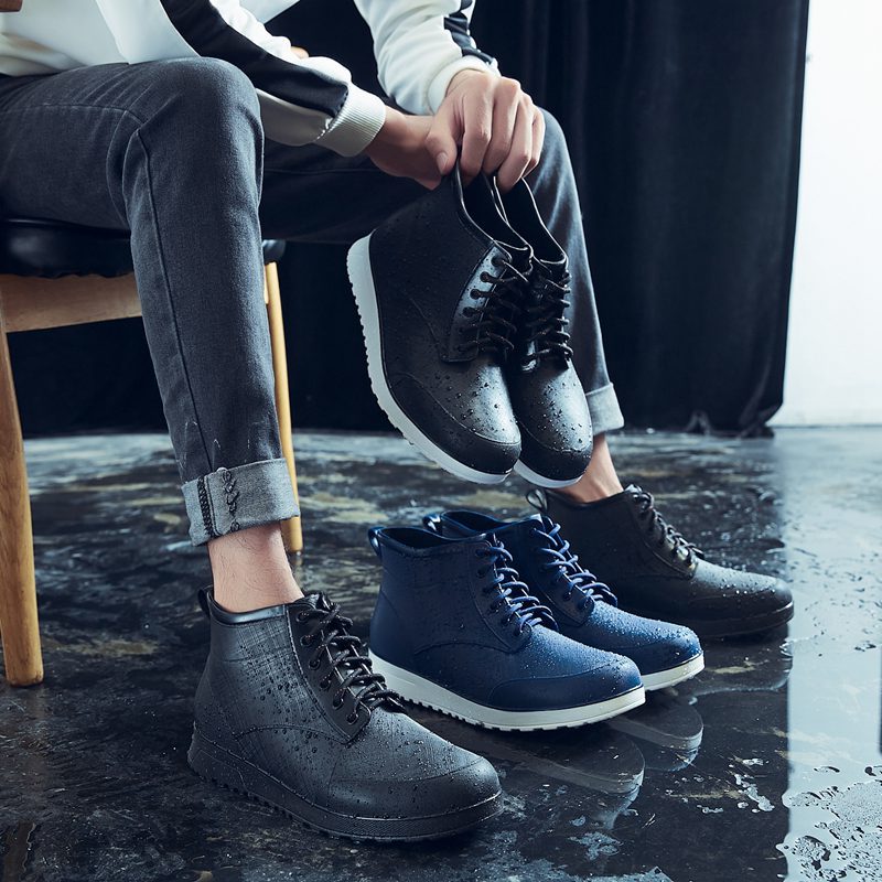 New Lover Lace-up Rain Boots M - Fishing Boots recension och pris