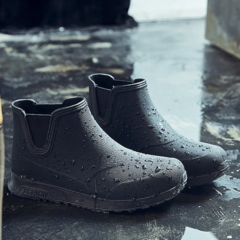New Fashion Men's Rain Boots R - Fishing Boots recension och pris